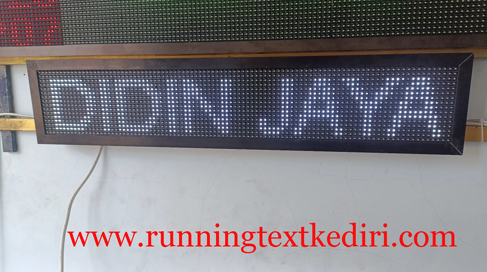 <p>Dengan adanya ini running text dapat membantu anda dalam dunia usaha dengan kualitas yang tinggi tahan lama hingga bertahun-tahun, dan tulisan yang mudah di baca, anda dapat memesannya dengan warna dengan kebutuhan anda dengan harga yang terjangkau.</p>